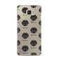 Newfoundland Icon with Name Samsung Galaxy A5 2016 Case on gold phone