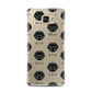 Newfoundland Icon with Name Samsung Galaxy A7 2016 Case on gold phone