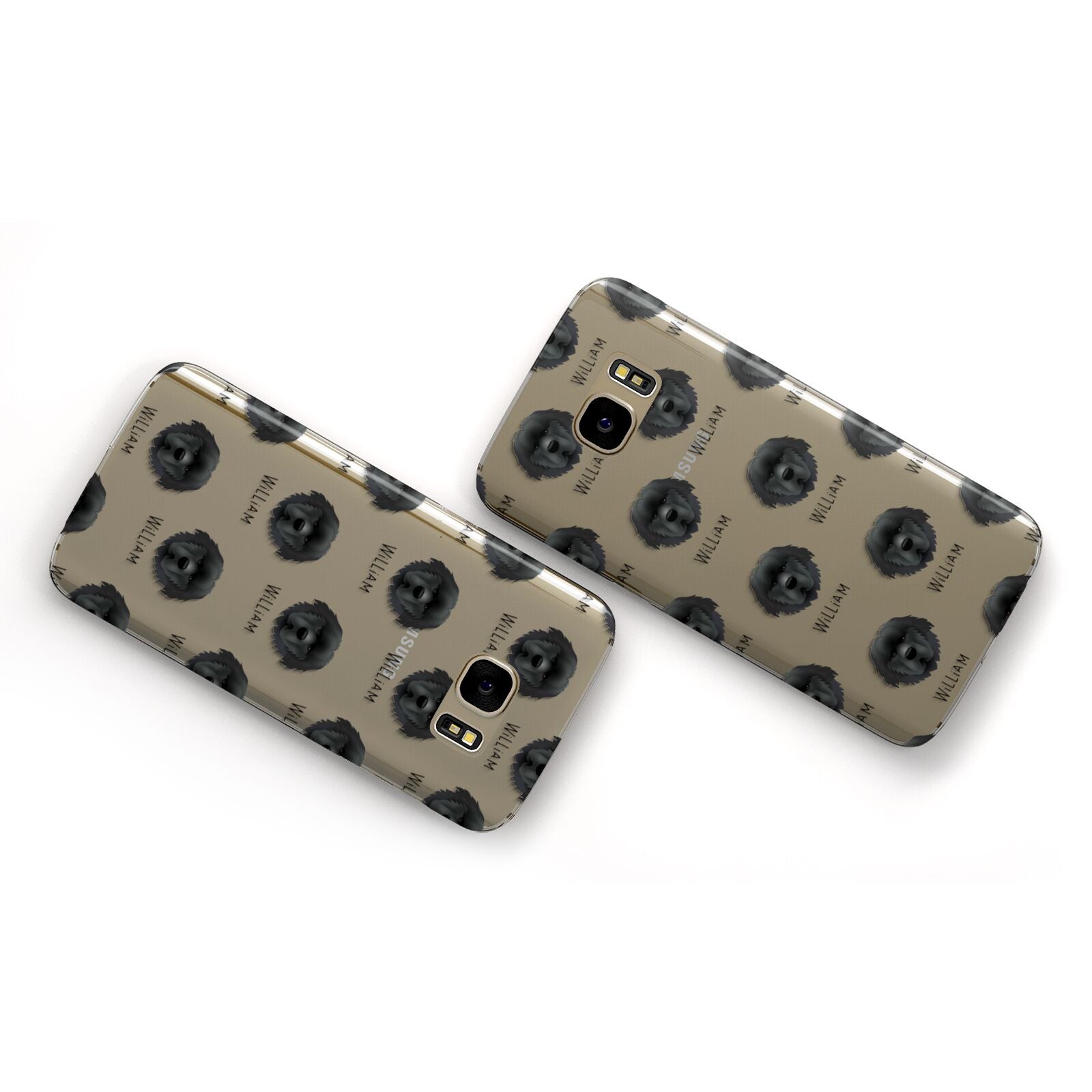 Newfoundland Icon with Name Samsung Galaxy Case Flat Overview