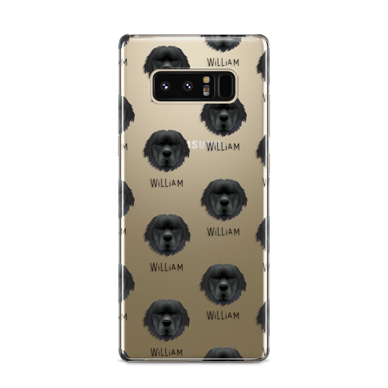 Newfoundland Icon with Name Samsung Galaxy S8 Case