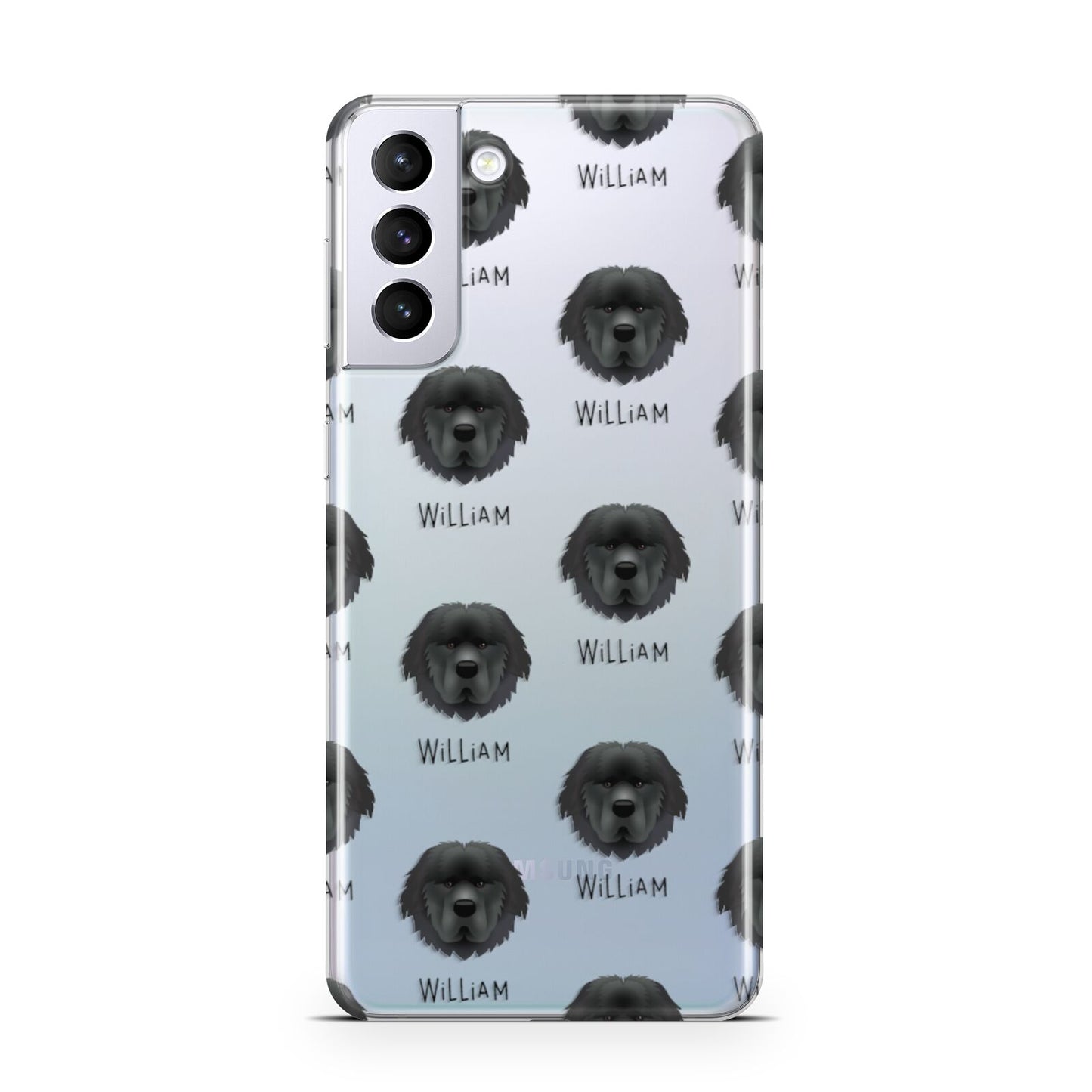 Newfoundland Icon with Name Samsung S21 Plus Phone Case