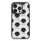 Newfoundland Icon with Name iPhone 14 Pro Black Impact Case on Silver phone