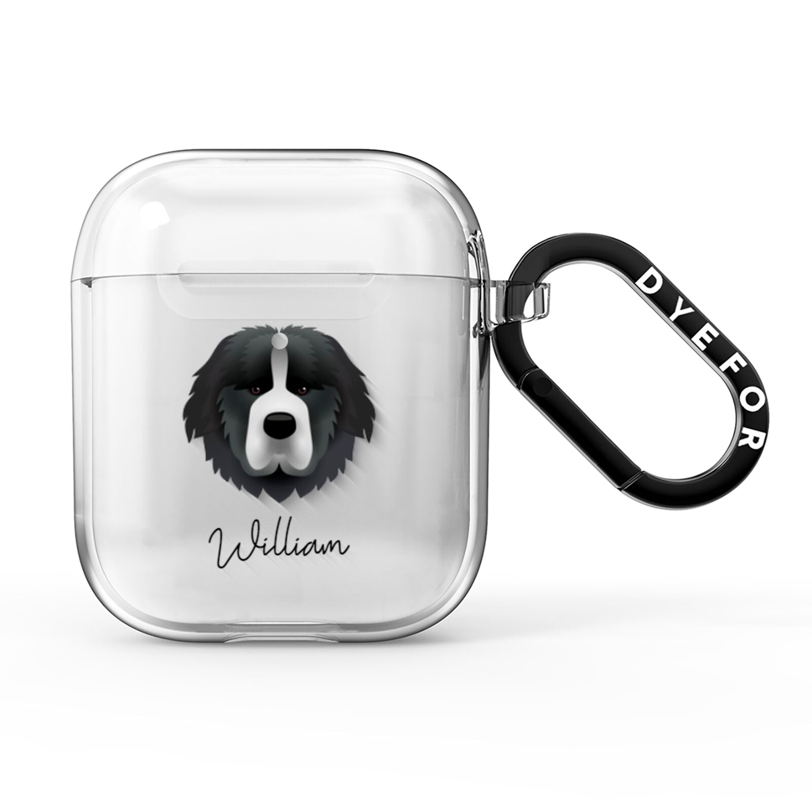 Newfoundland Personalised AirPods Clear Case