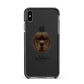 Newfoundland Personalised Apple iPhone Xs Max Impact Case Black Edge on Black Phone