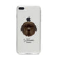 Newfoundland Personalised iPhone 8 Plus Bumper Case on Silver iPhone