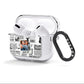 Newspaper Collage Photo Personalised AirPods Clear Case 3rd Gen Side Image