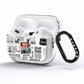 Newspaper Collage Photo Personalised AirPods Pro Clear Case Side Image
