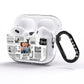Newspaper Collage Photo Personalised AirPods Pro Glitter Case Side Image