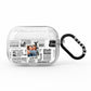 Newspaper Collage Photo Personalised AirPods Pro Glitter Case