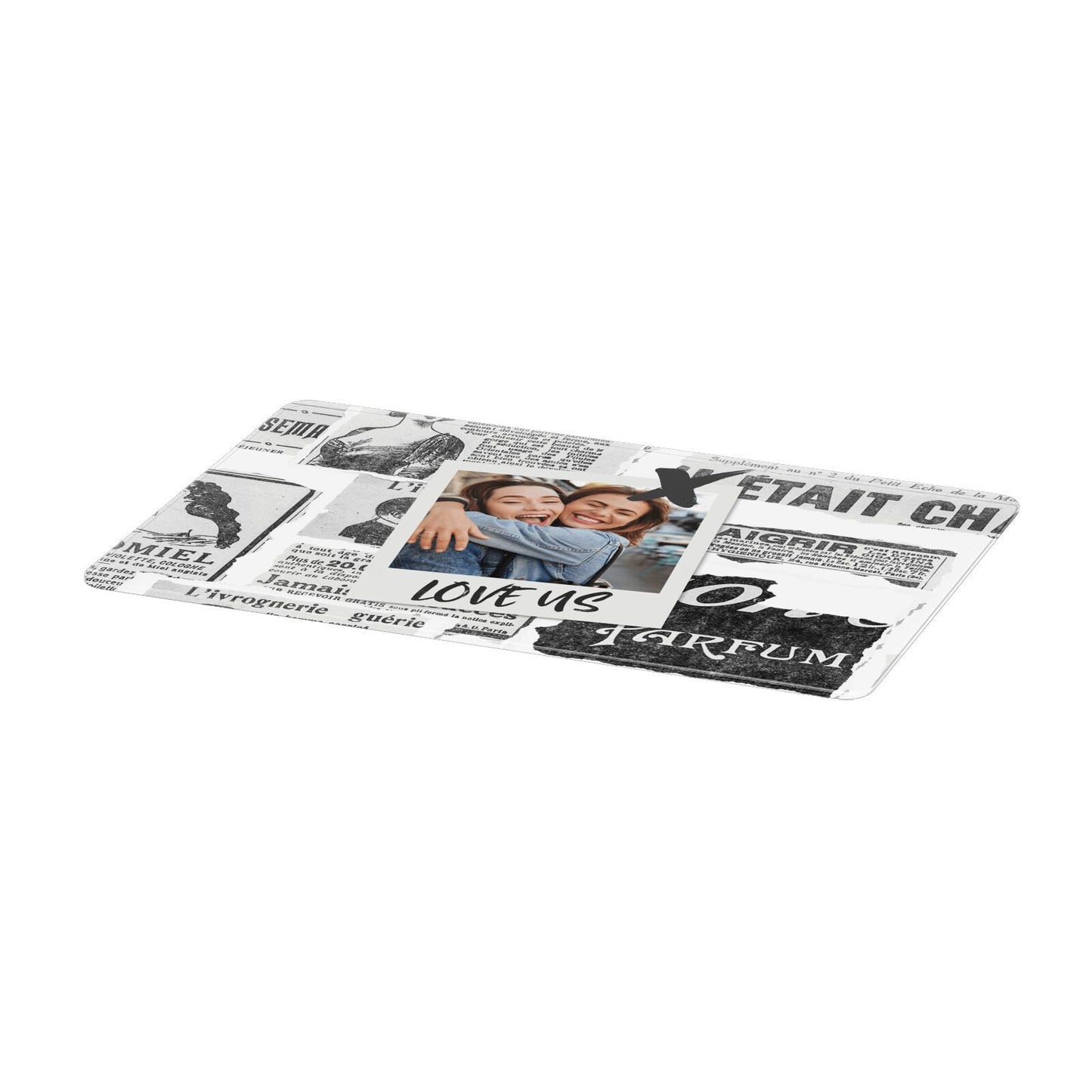 Newspaper Collage Photo Personalised Apple MacBook Case Only
