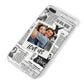 Newspaper Collage Photo Personalised iPhone 8 Plus Bumper Case on Silver iPhone Alternative Image