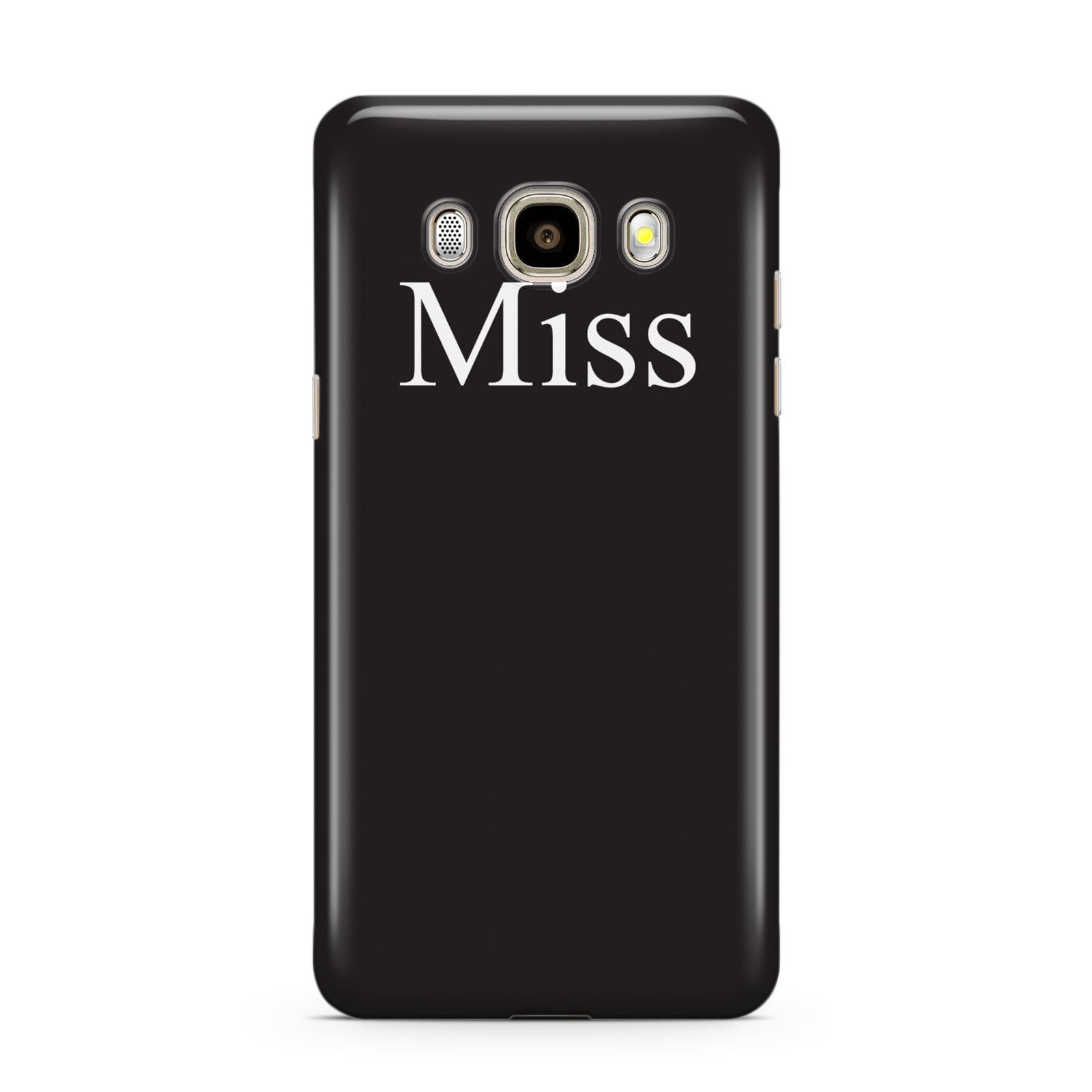 Non Personalised Miss Samsung Galaxy J7 2016 Case on gold phone