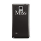Non Personalised Miss Samsung Galaxy Note 4 Case