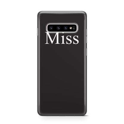 Non Personalised Miss Samsung Galaxy S10 Case