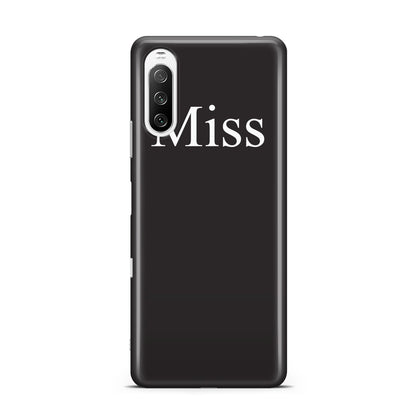Non Personalised Miss Sony Xperia 10 III Case