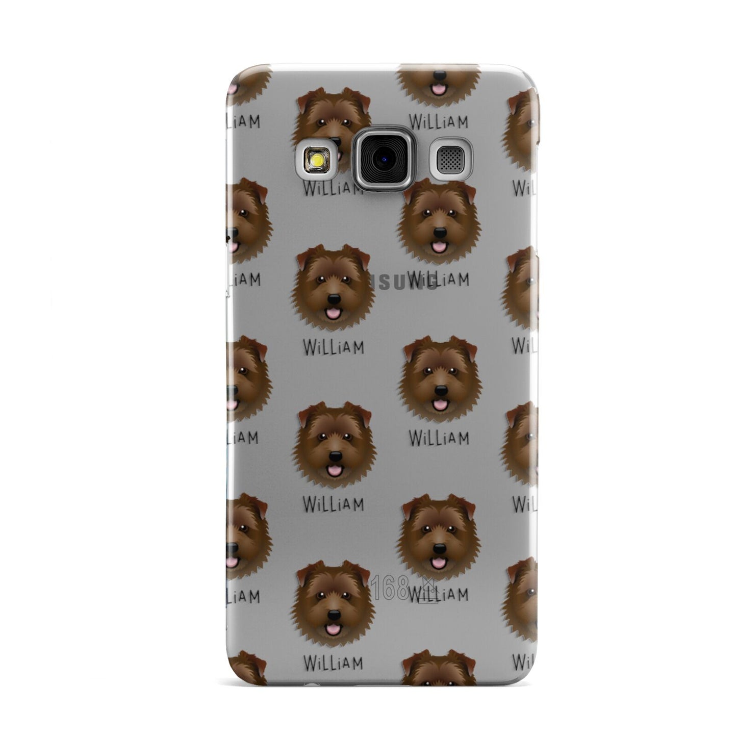 Norfolk Terrier Icon with Name Samsung Galaxy A3 Case