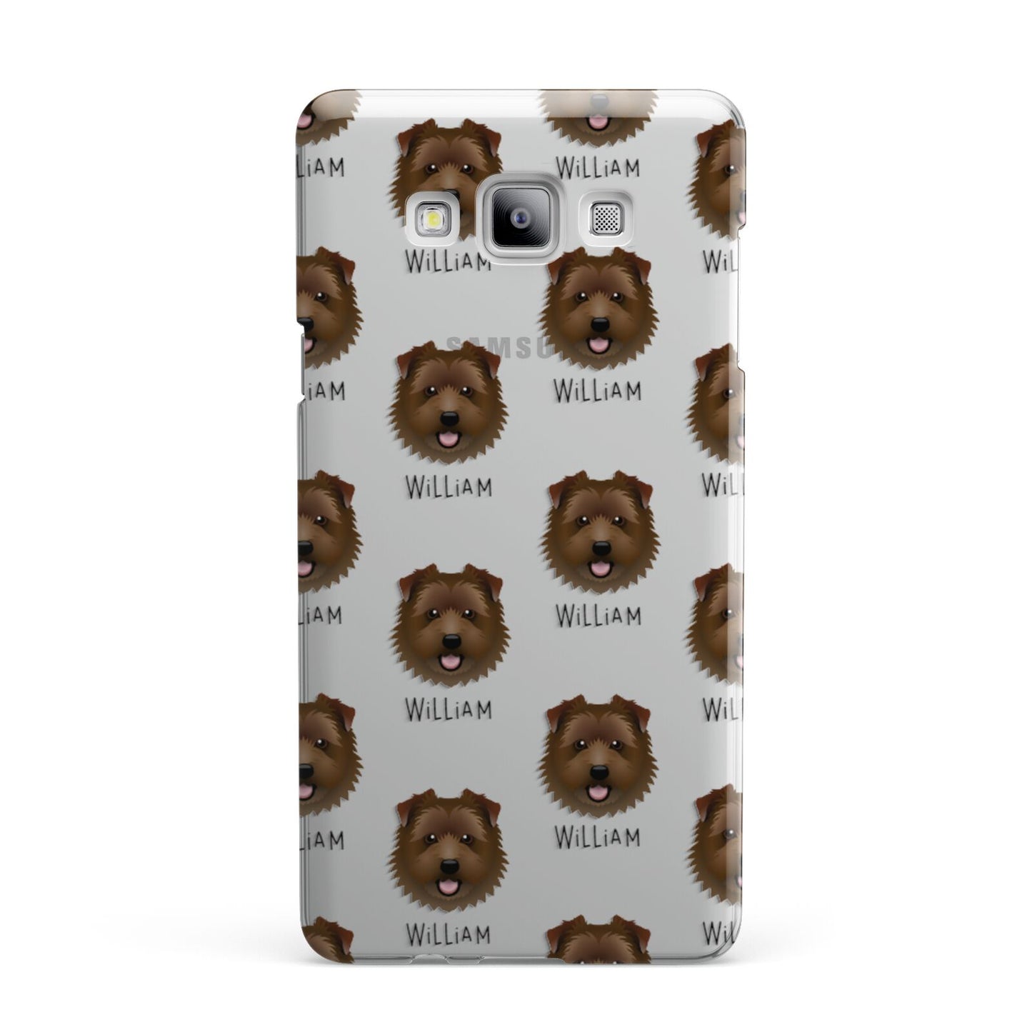 Norfolk Terrier Icon with Name Samsung Galaxy A7 2015 Case