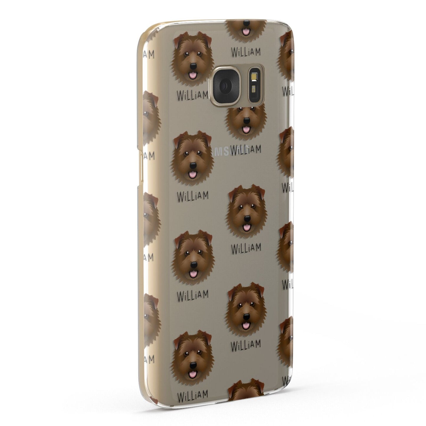 Norfolk Terrier Icon with Name Samsung Galaxy Case Fourty Five Degrees