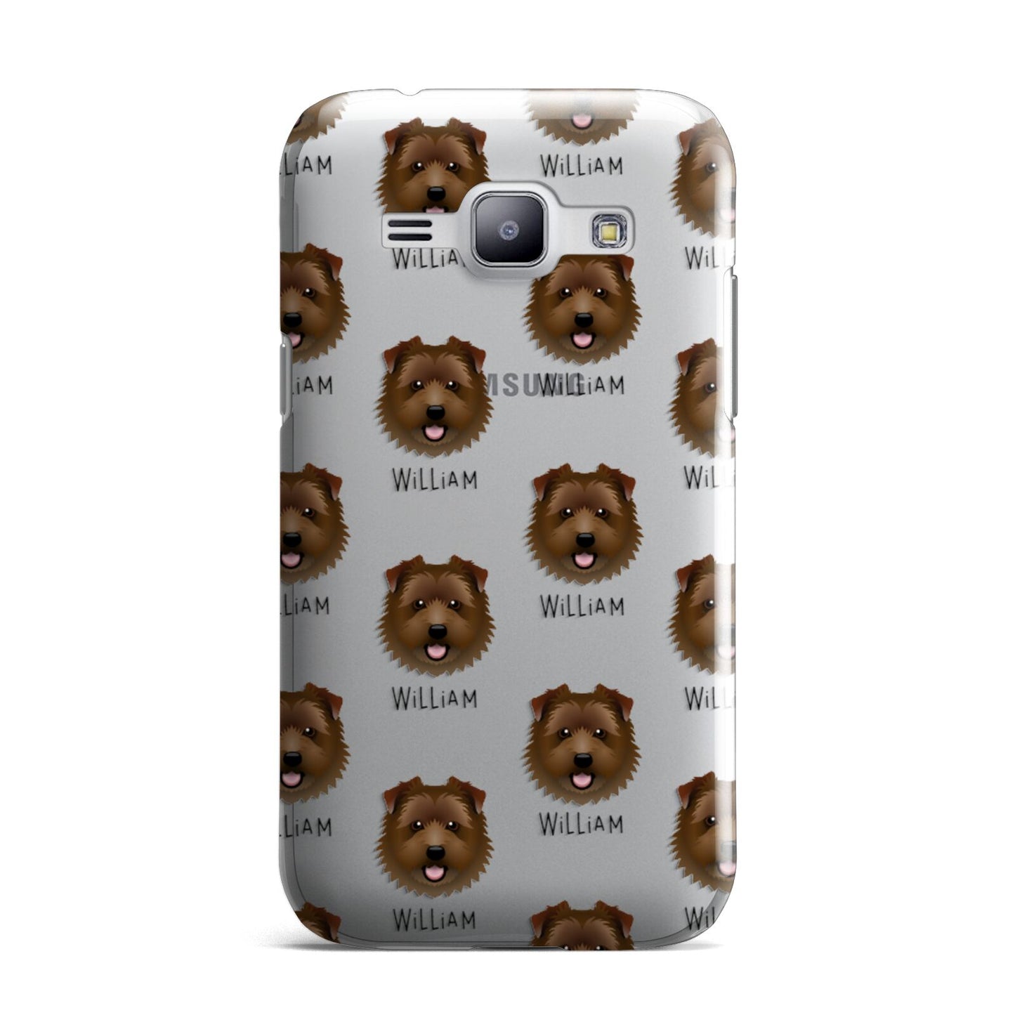Norfolk Terrier Icon with Name Samsung Galaxy J1 2015 Case