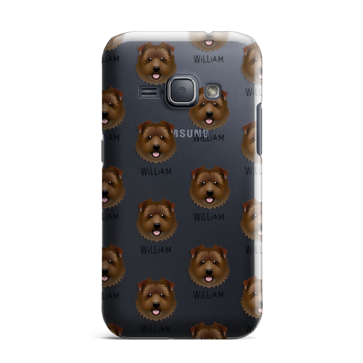 Norfolk Terrier Icon with Name Samsung Galaxy J1 2016 Case