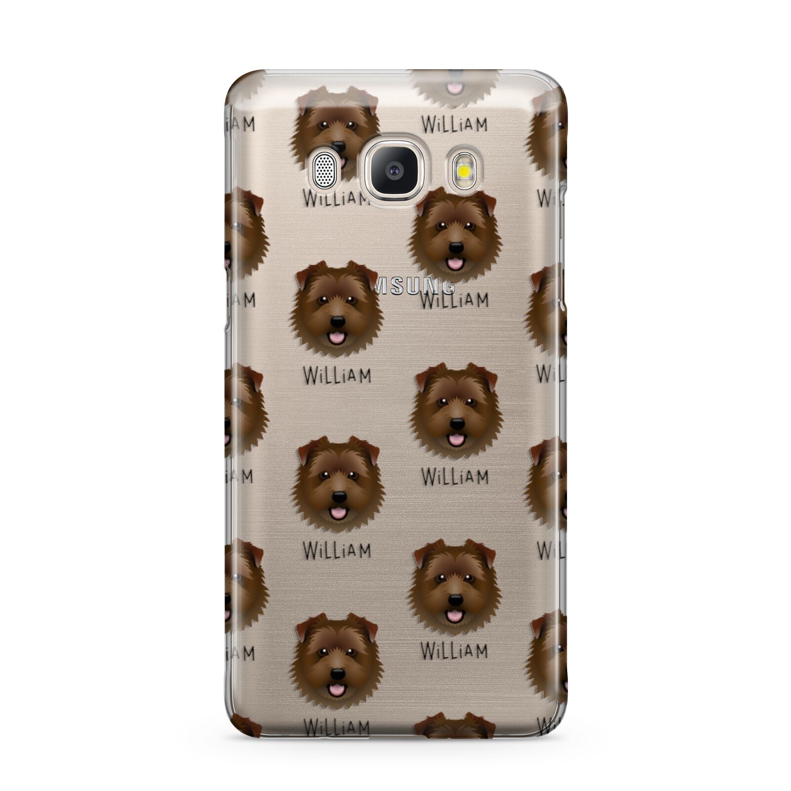 Norfolk Terrier Icon with Name Samsung Galaxy J5 2016 Case