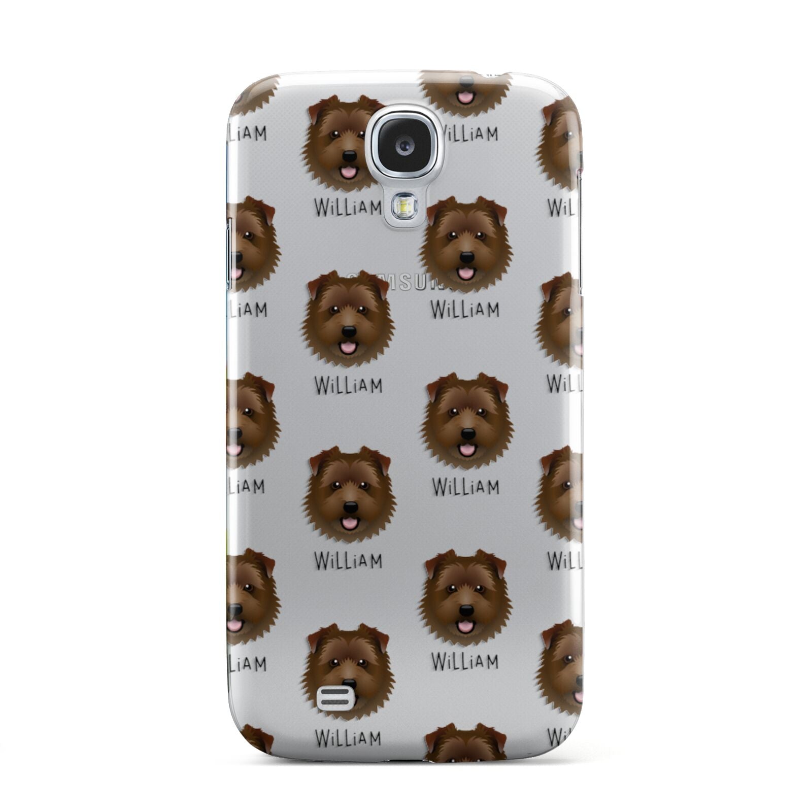 Norfolk Terrier Icon with Name Samsung Galaxy S4 Case