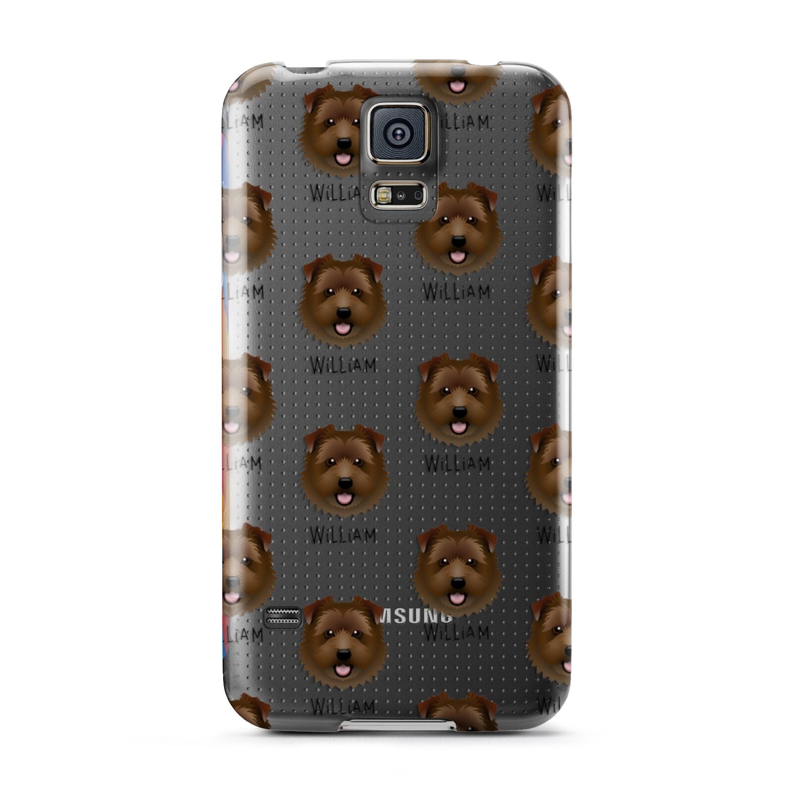 Norfolk Terrier Icon with Name Samsung Galaxy S5 Case