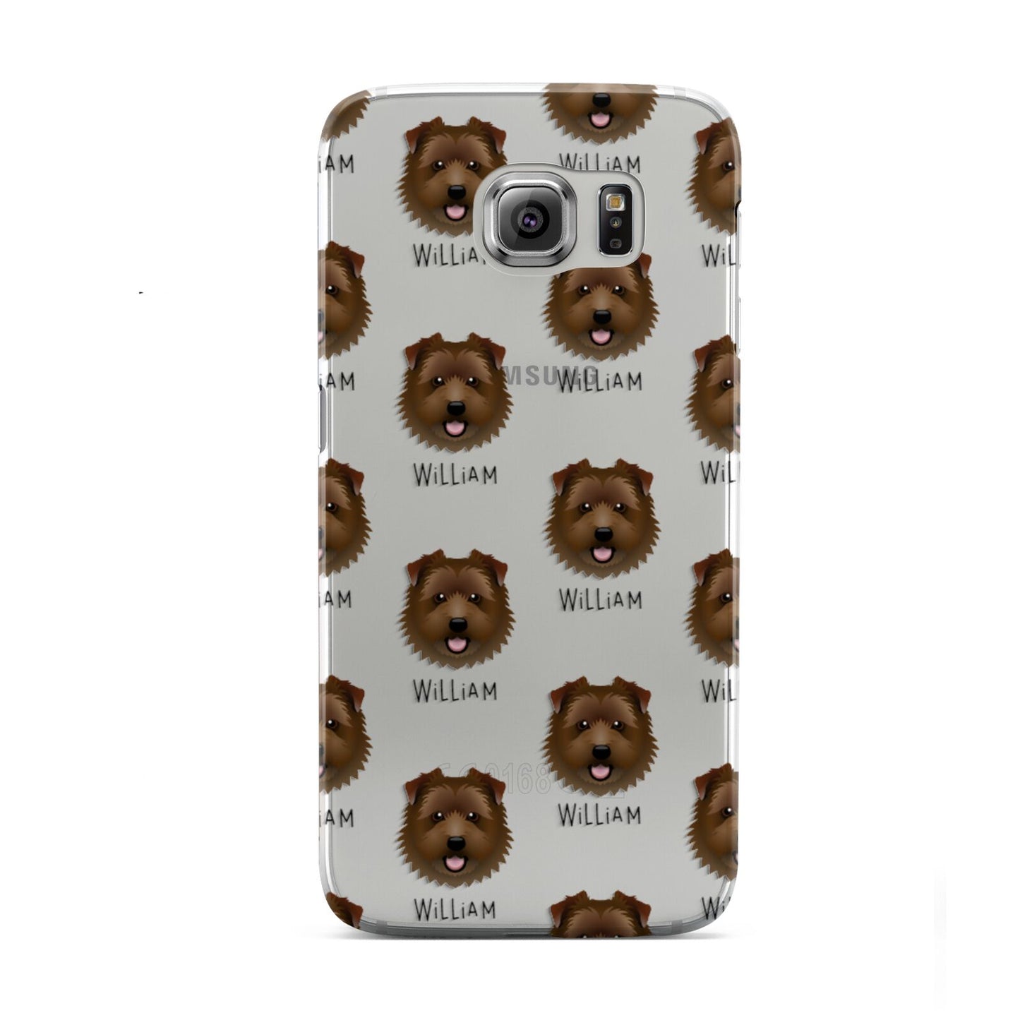 Norfolk Terrier Icon with Name Samsung Galaxy S6 Case
