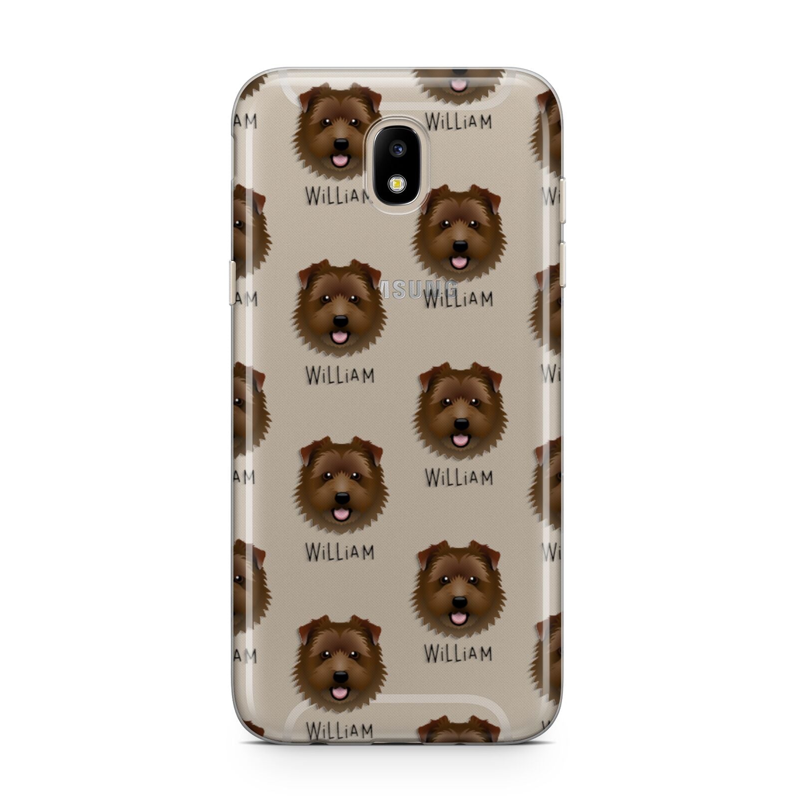 Norfolk Terrier Icon with Name Samsung J5 2017 Case