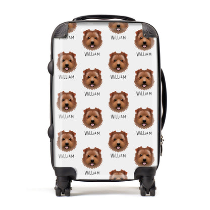 Norfolk Terrier Icon with Name Suitcase