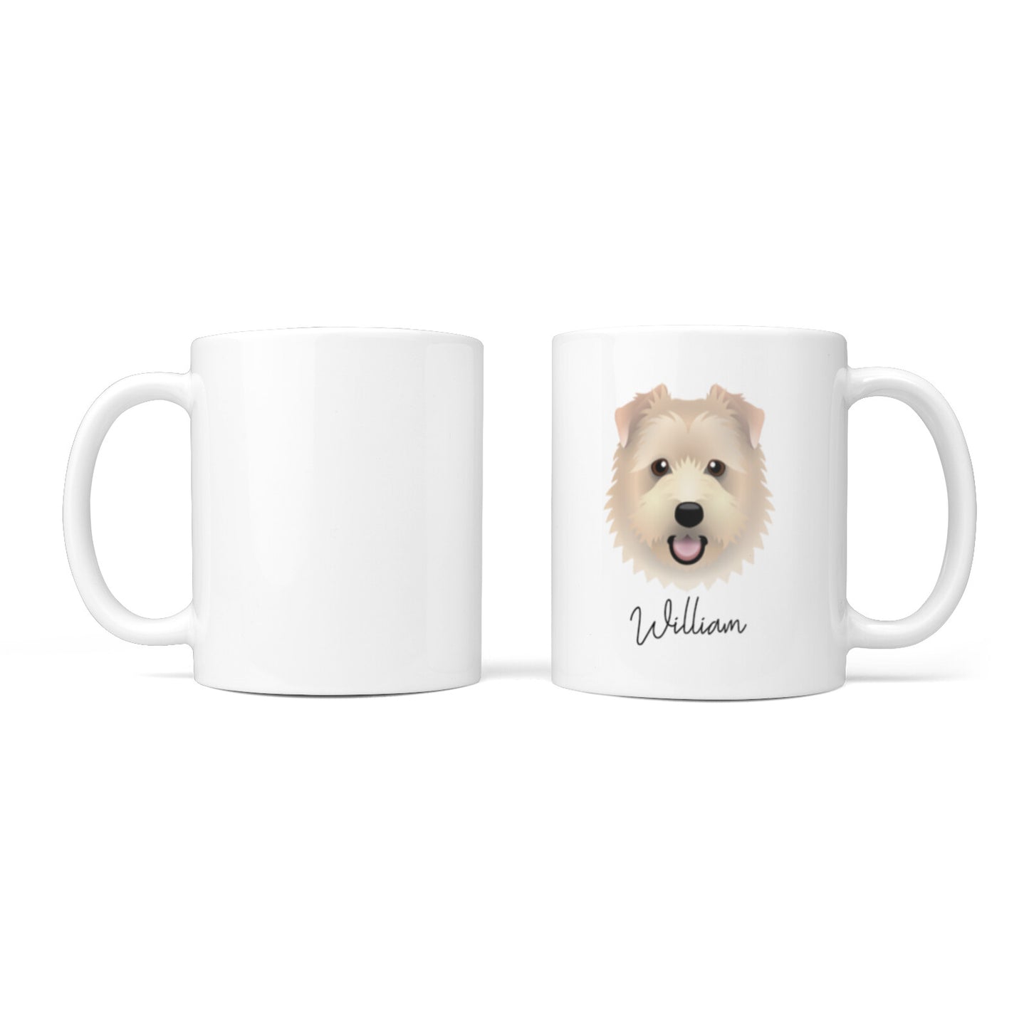 Norfolk Terrier Personalised 10oz Mug Alternative Image 3