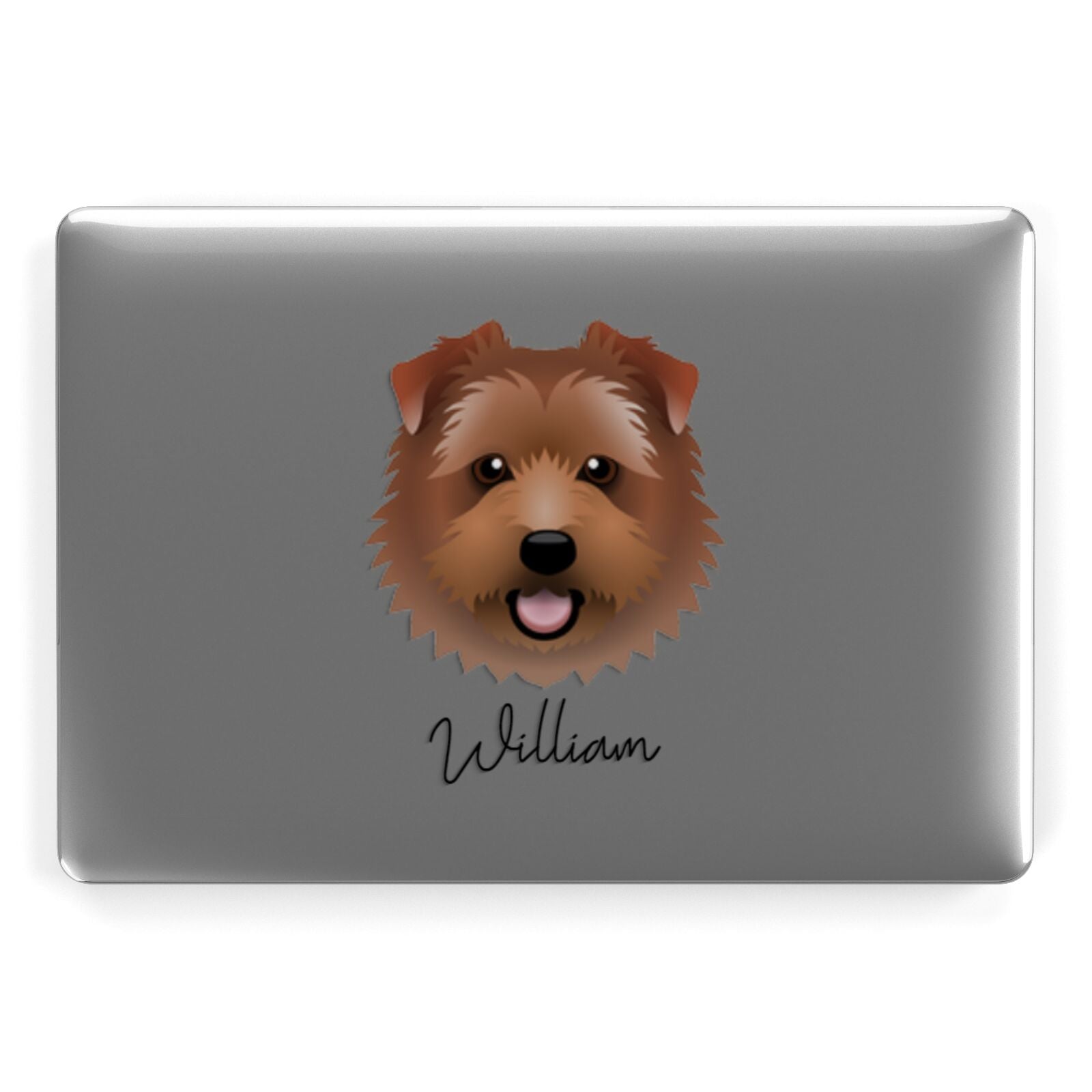 Norfolk Terrier Personalised Apple MacBook Case