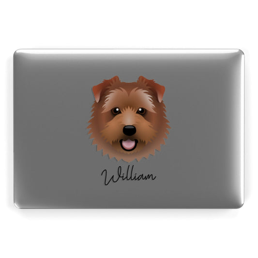 Norfolk Terrier Personalised Apple MacBook Case