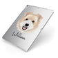 Norfolk Terrier Personalised Apple iPad Case on Silver iPad Side View