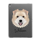 Norfolk Terrier Personalised Apple iPad Grey Case
