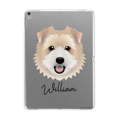 Norfolk Terrier Personalised Apple iPad Silver Case