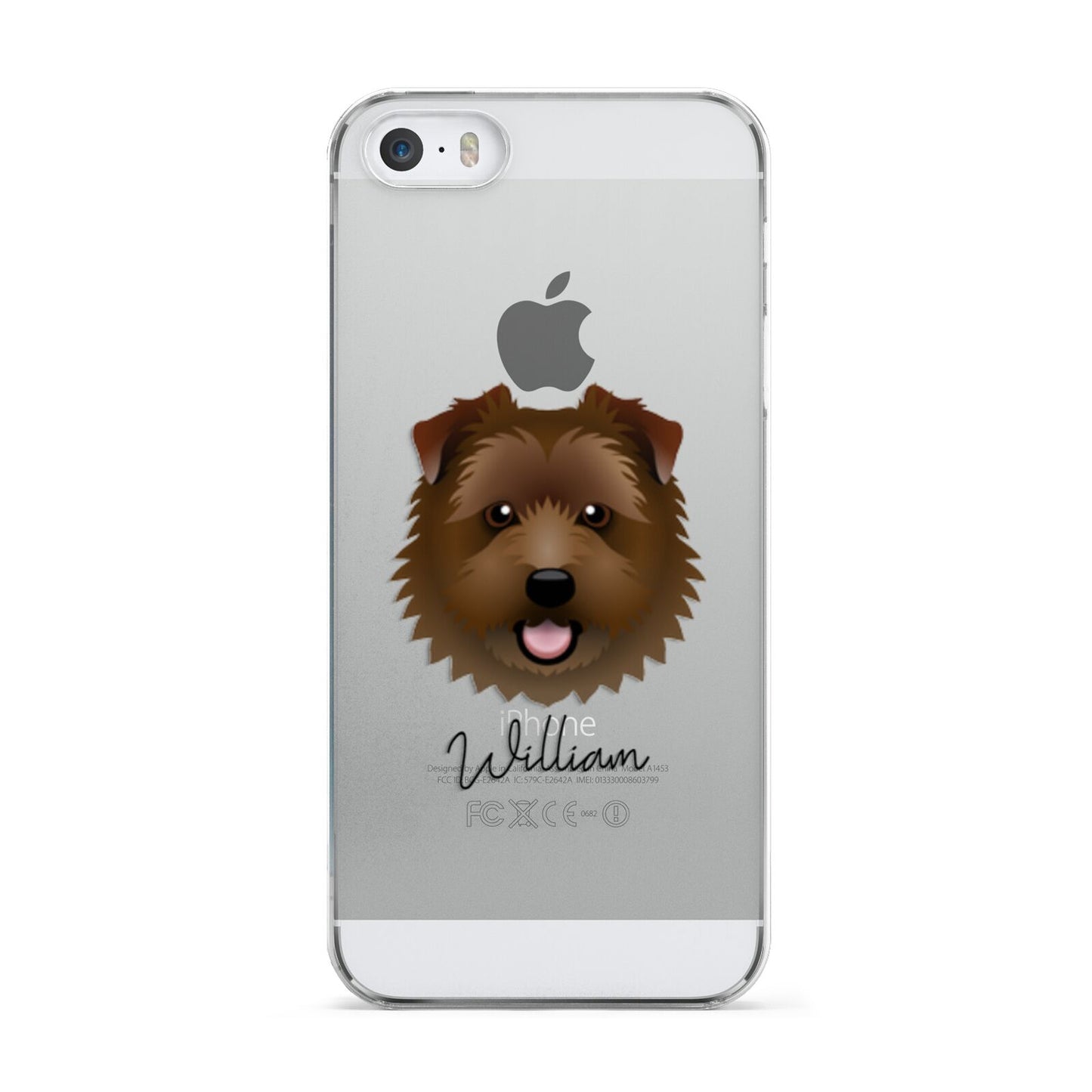 Norfolk Terrier Personalised Apple iPhone 5 Case