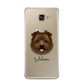 Norfolk Terrier Personalised Samsung Galaxy A3 2016 Case on gold phone