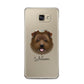 Norfolk Terrier Personalised Samsung Galaxy A5 2016 Case on gold phone