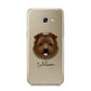 Norfolk Terrier Personalised Samsung Galaxy A5 2017 Case on gold phone