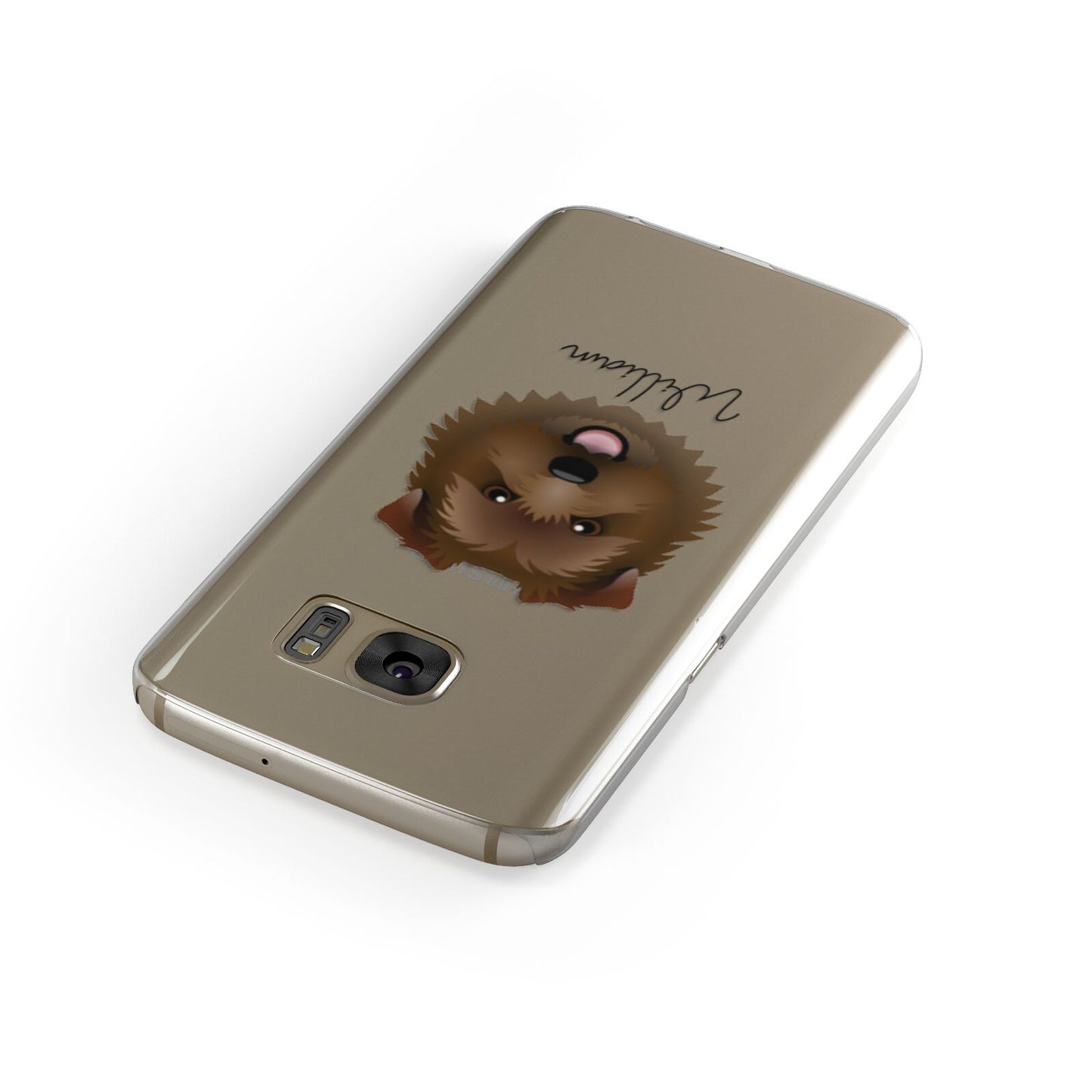 Norfolk Terrier Personalised Samsung Galaxy Case Front Close Up