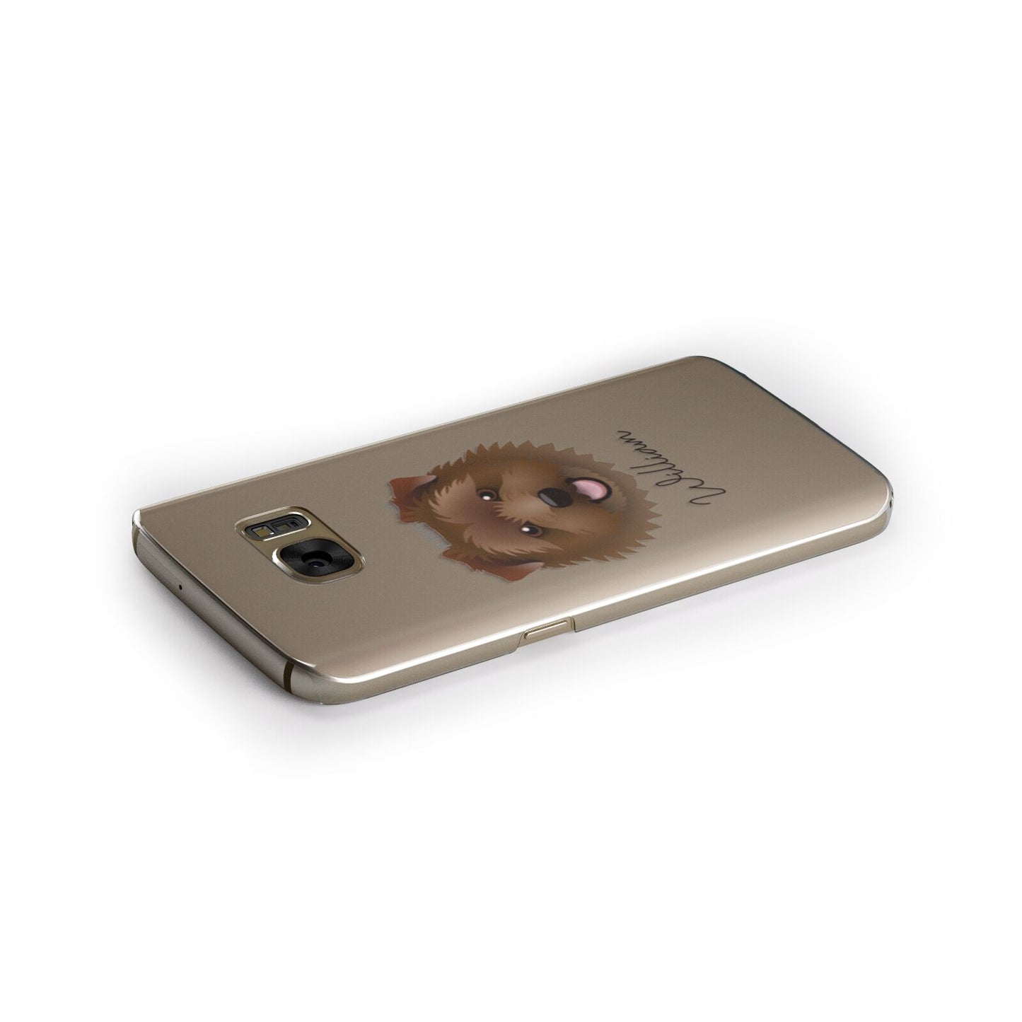 Norfolk Terrier Personalised Samsung Galaxy Case Side Close Up