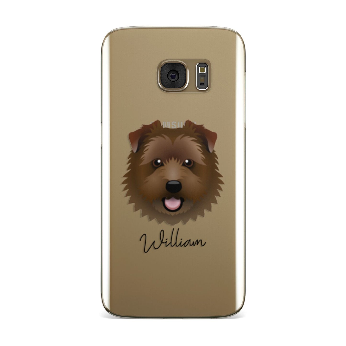 Norfolk Terrier Personalised Samsung Galaxy Case