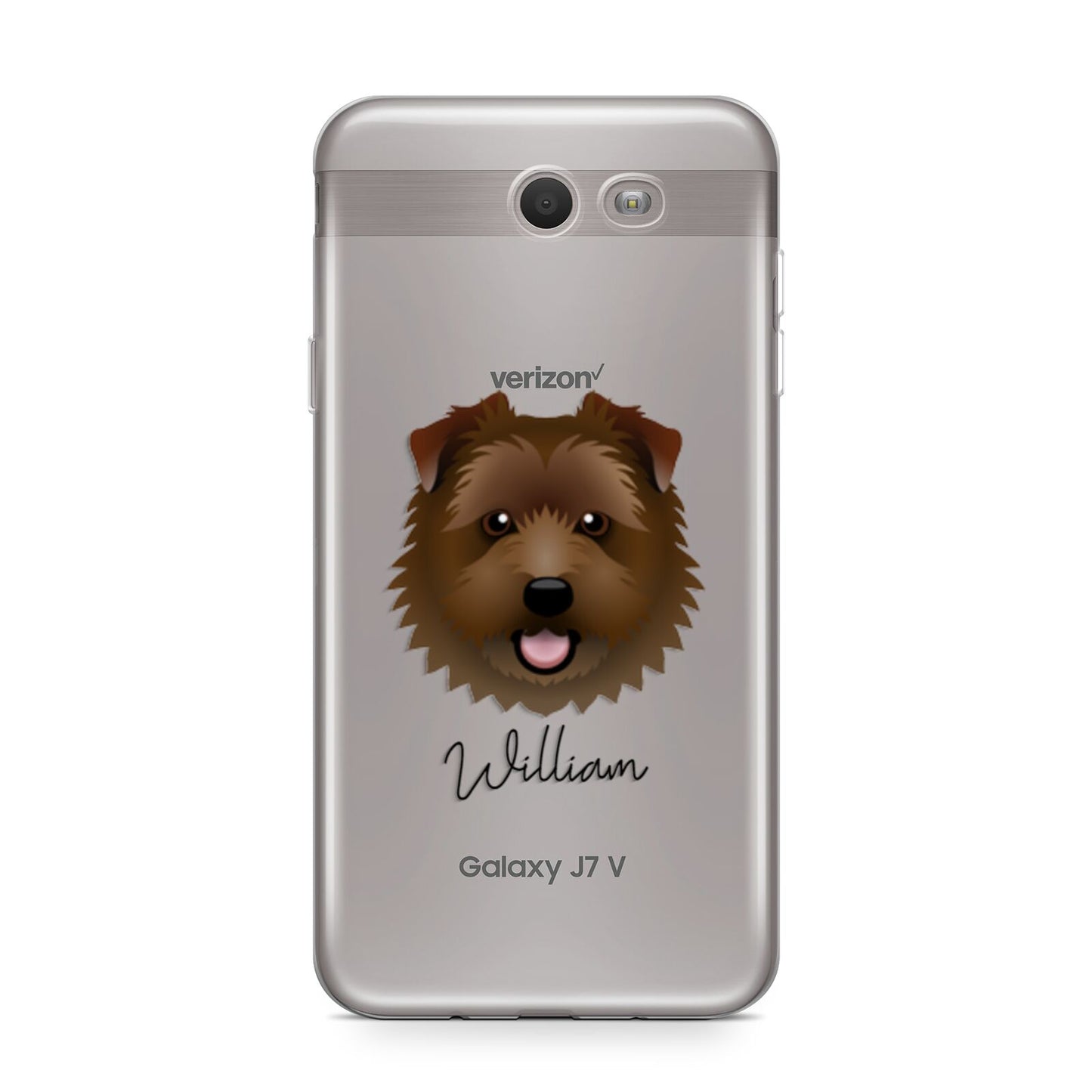 Norfolk Terrier Personalised Samsung Galaxy J7 2017 Case