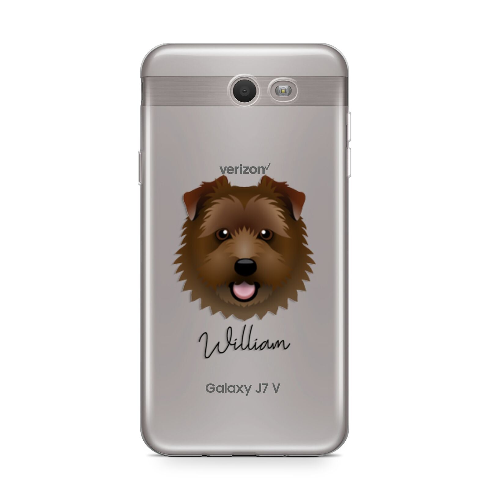 Norfolk Terrier Personalised Samsung Galaxy J7 2017 Case