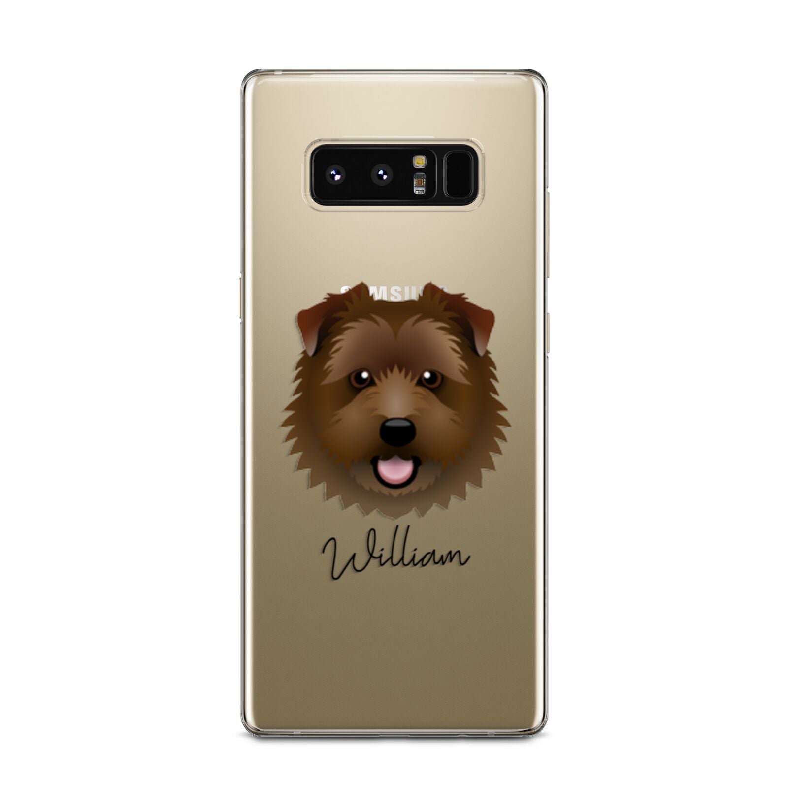 Norfolk Terrier Personalised Samsung Galaxy Note 8 Case