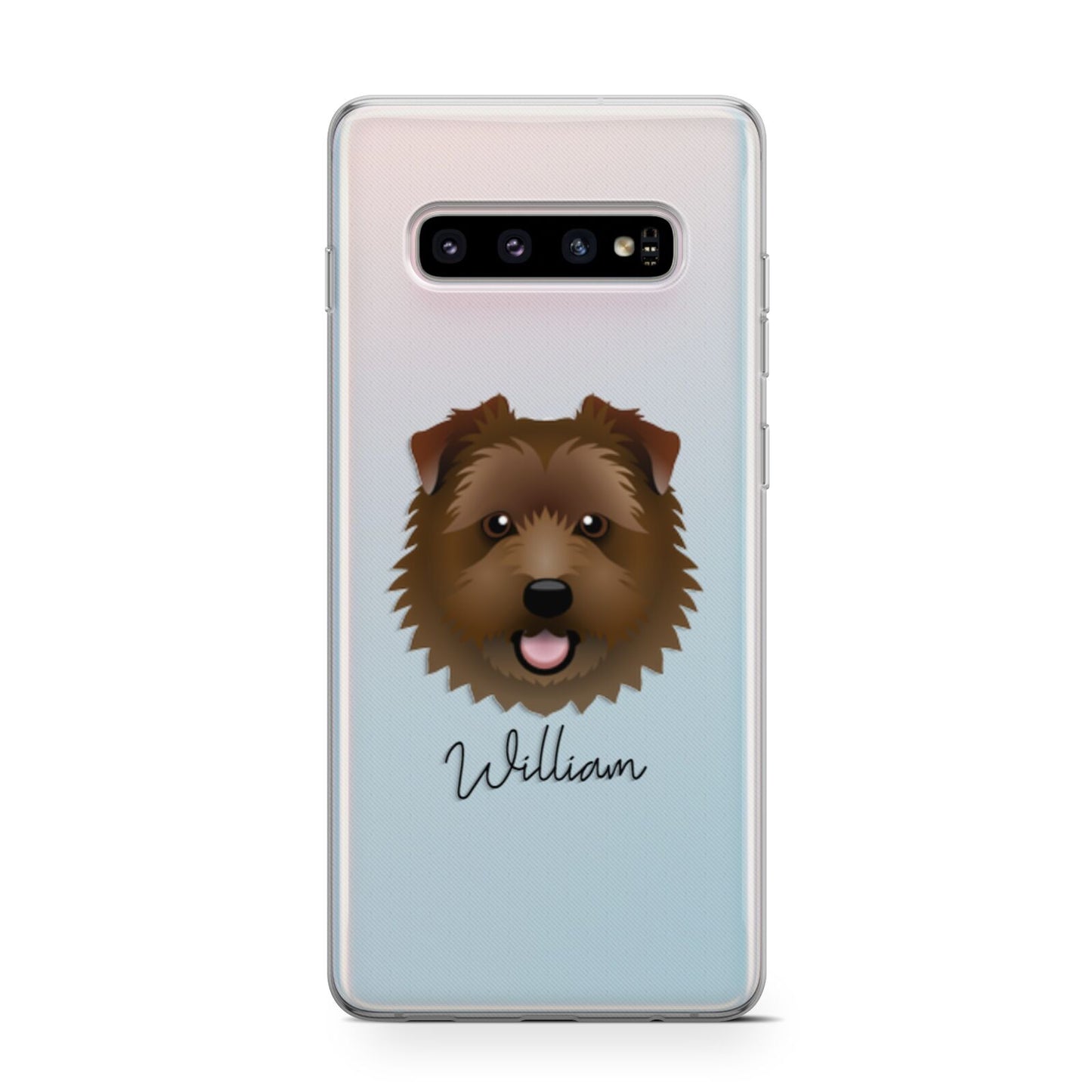 Norfolk Terrier Personalised Samsung Galaxy S10 Case