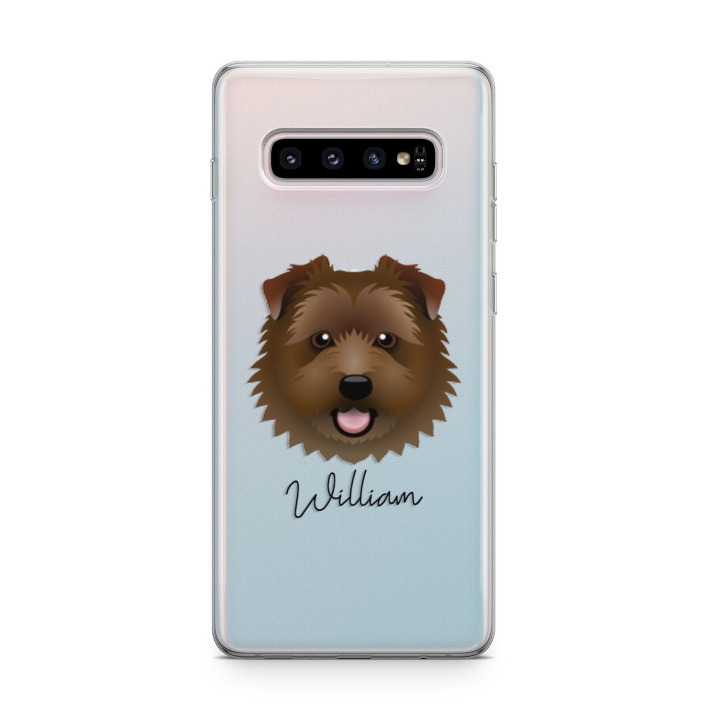 Norfolk Terrier Personalised Samsung Galaxy S10 Plus Case