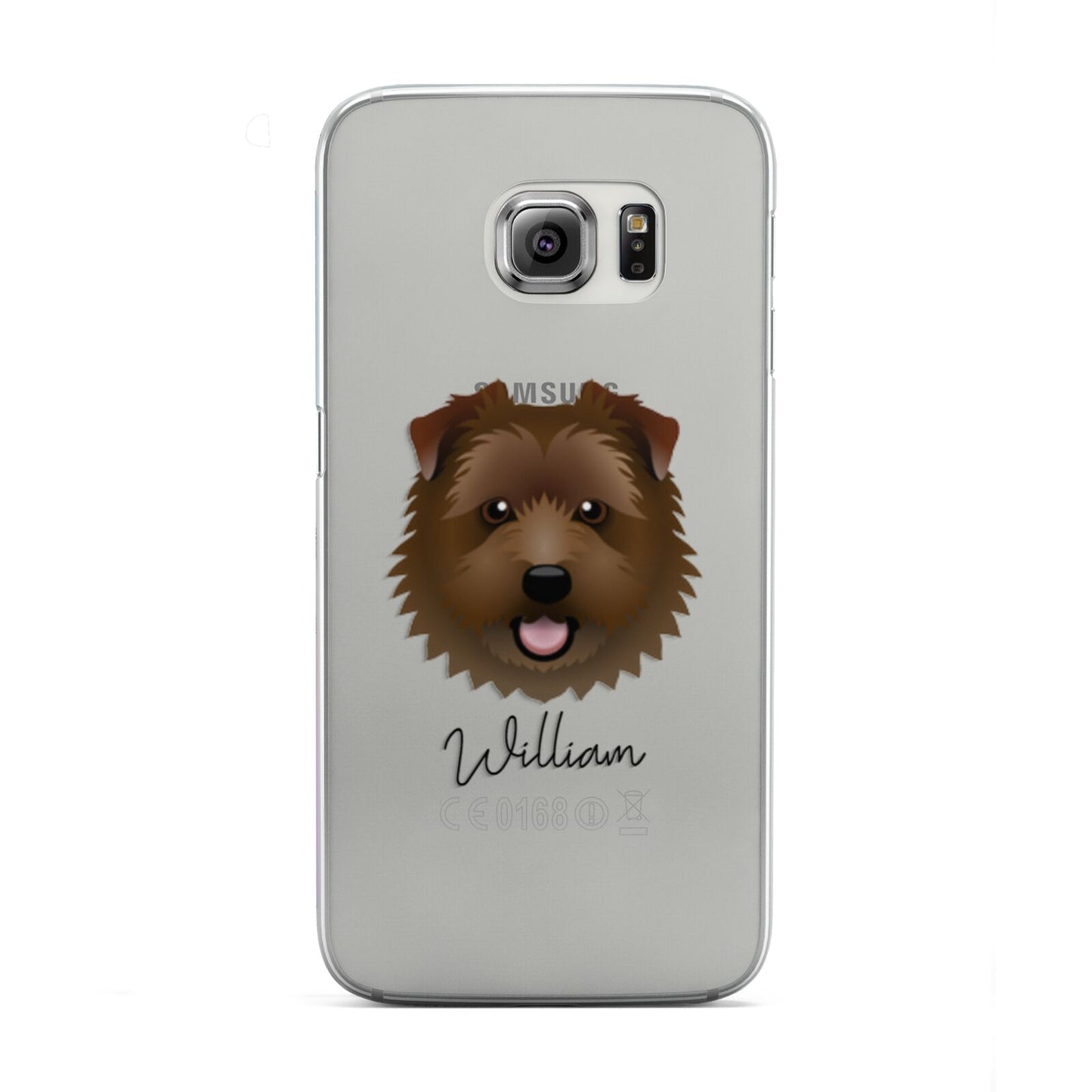 Norfolk Terrier Personalised Samsung Galaxy S6 Edge Case