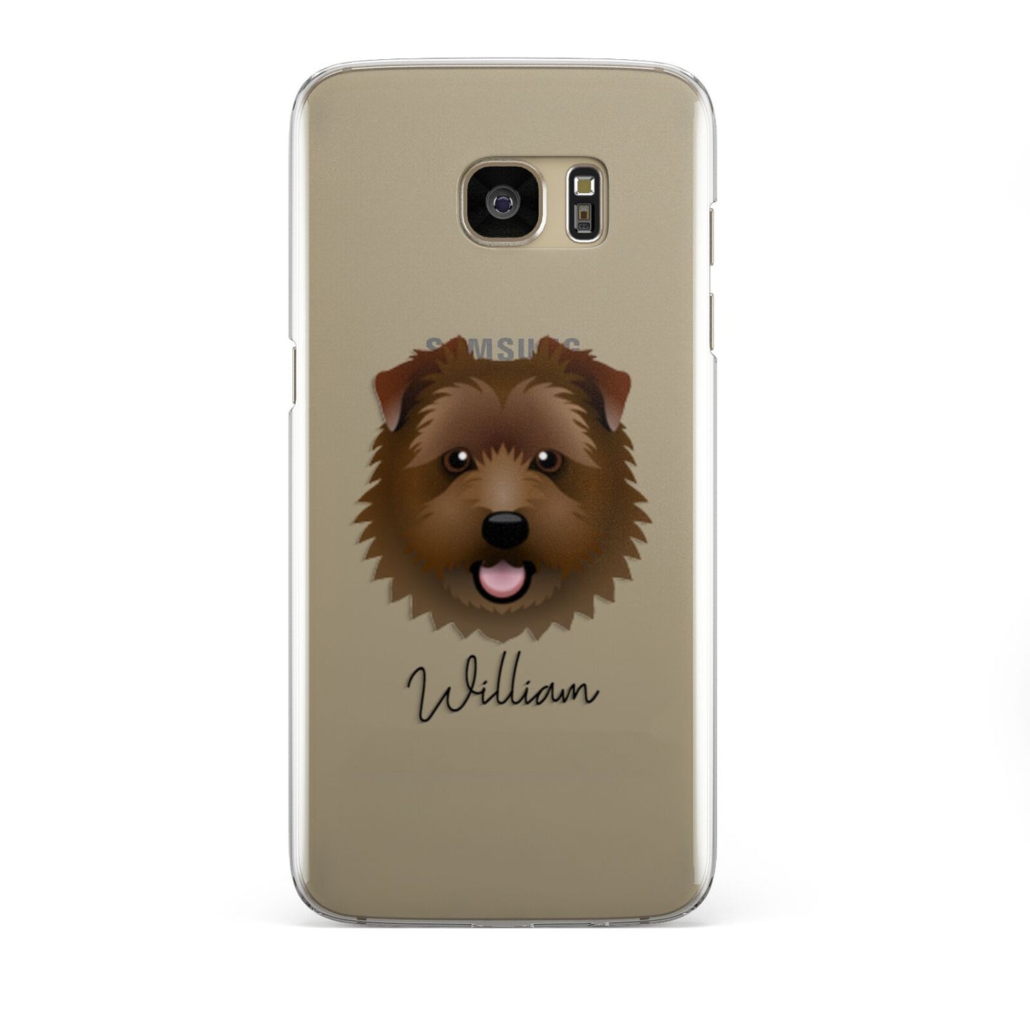 Norfolk Terrier Personalised Samsung Galaxy S7 Edge Case